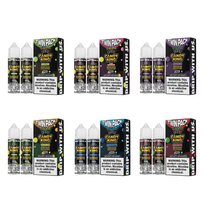Candy King Bubblegum Series E-Liquid 120mL (60mL x2)