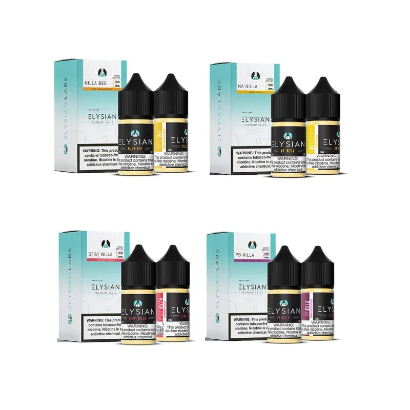 Elysian Nillas Salts E-Liquid 60mL (30mL x2)