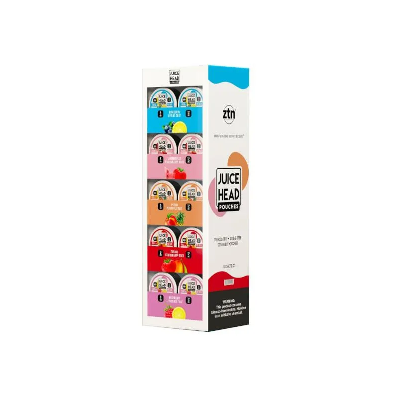 Juice Head ZTN Nicotine Pouches Counter Display