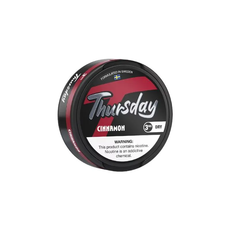 Thursday Dry Nicotine Pouches (20 ct)