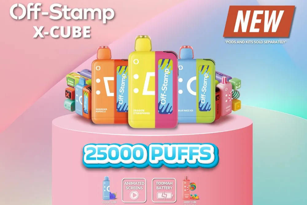 Off Stamp X-Cube 25K Disposable Kit | Apex Vape Wholesale