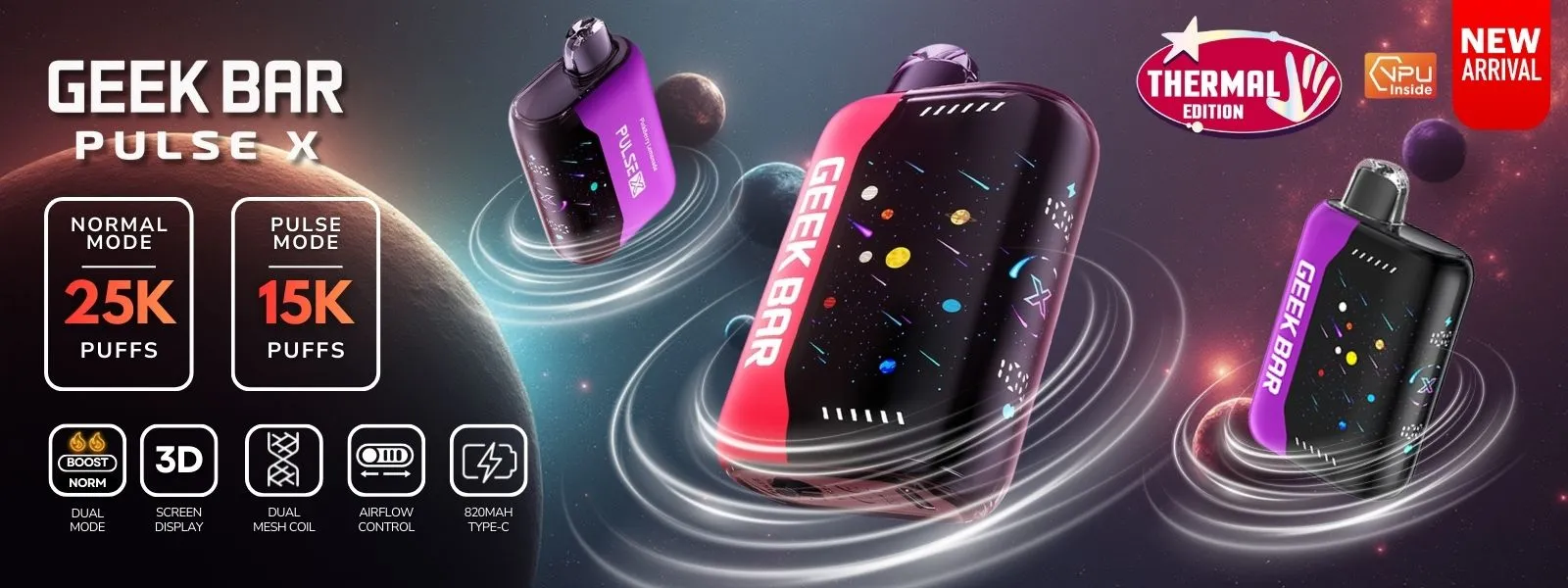 Geek Bar Pulse X 25000 Puffs Disposable